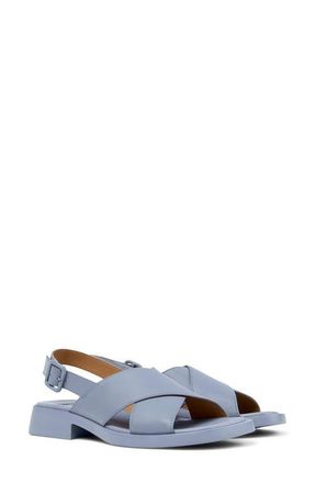 Camper Dana X-Strap Sandal in Light Pastel Blue at Nordstrom, Size 35