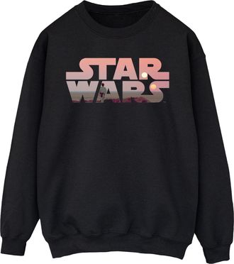 Star Wars Dames/Dames Tatooine Logo Sweatshirt (Zwart)