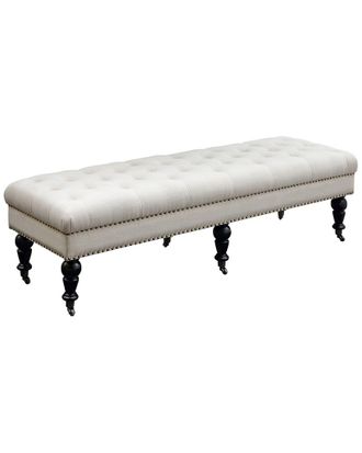 Linon Tess Natural 62In Bench