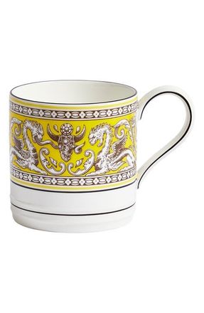 Wedgwood Florentine Bone China Mug in Citron at Nordstrom
