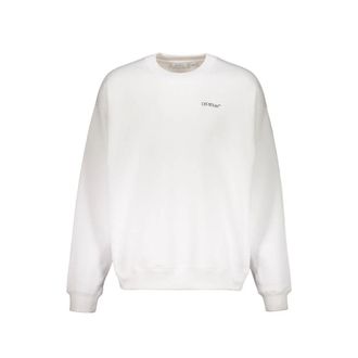 Off-white White Cotton Mens Sweatshirt