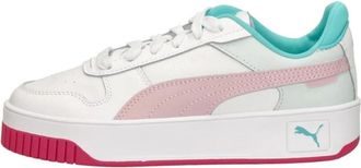 Puma Carina Street Jr Sneakers - Dames - Sneakers - Wit - 37 EU - Leer - Schoenen