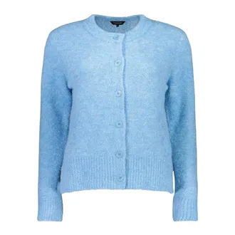 Bloomings Truien & Vesten, Dames, Blauw, S, Wol, Vest Bloomings