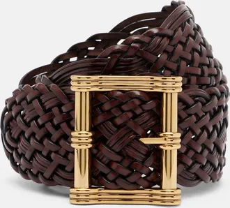 Etro Cintur&oacute;n trenzado de piel