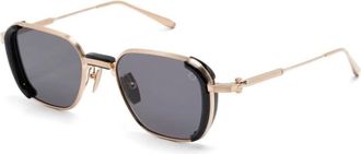 Akoni Eclipse Zonnebril - unisex - Zonnebrillen - Geel - 49 MM - Accessoires