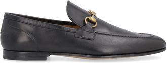 Gucci Mens Leather Loafers Black