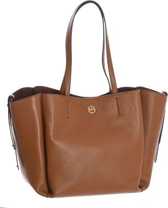 Michael Kors Chique en minimalistische Tote tas - Dames - Shoppers - Bruin - ONE Size - Leer - Tassen