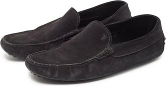 Tod's Su&egrave;de loafers - Zwart
