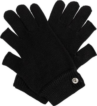 Rick Owens Accessoires, Heren, Zwart, ONE Size, Kasjmier, Cashmere Gloves