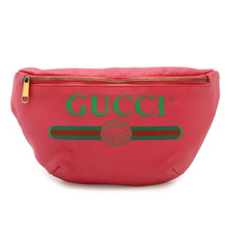 Gucci Pink Leather Fanny Pack (Pre-Owned)