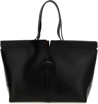 Tod's Zwarte Kleine Tassen - Dames - Shoppers - Zwart - ONE Size - Leer - Tassen