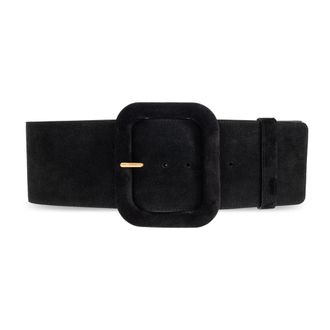 Ami Belts, female, Black, Size: 85 CM Leather Belt