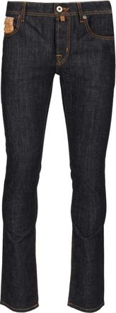 Jacob Cohen Slim-fit Jeans - Heren - Slim Fit Jeans - Blauw - W32 - Katoen - Jeans