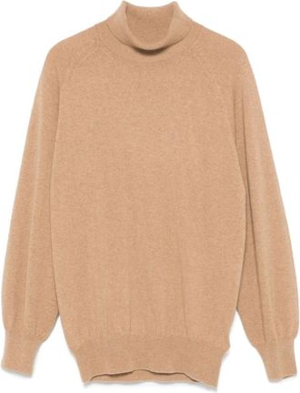 Khaite Percy Cashmere Trui - Dames - Cashmere truien - Bruin - S - Truien & Vesten