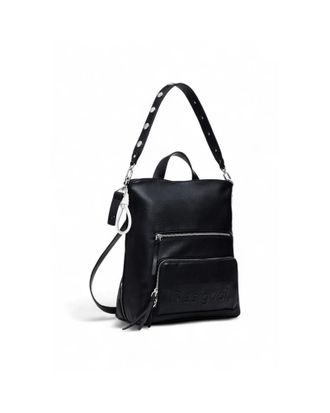 Desigual Womens Accessories PU Backpack Medium, black, One Size