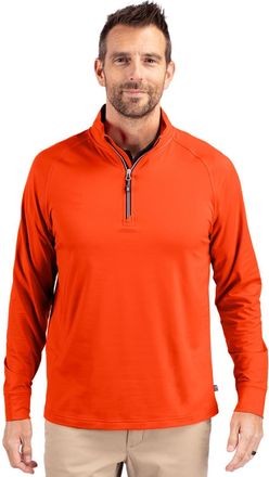 Cutter & Buck Adapt Eco Knit Stretch Recycled Mens Quarter Zip Pullover