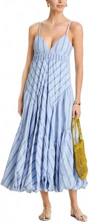Cinq &agrave; Sept Evory Midi Dress In Blue Multi