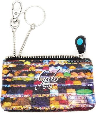 Gabs Kleurrijke Rits Sleutelhanger - Dames - Sleutelhangers & Tashangers - Veelkleurig - ONE Size - Leer - Accessoires