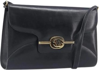 Gucci Pre-owned Vintage Shoulder Bag - Dames - Vintage Schoudertas - Zwart - ONE Size - Leer - Vintage