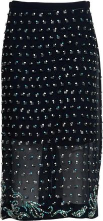 Dries Van Noten Dames, Rokken, Blauw, Maat: M Zijde