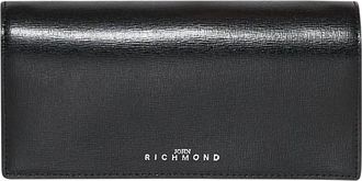 John Richmond Lange Portemonnee met Decoratief Detail - Dames - Portefeuilles - Zwart - ONE Size - Accessoires