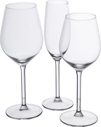 Homemania Juego De 18 Copas Transparentes 50ml X 38ml X 21ml