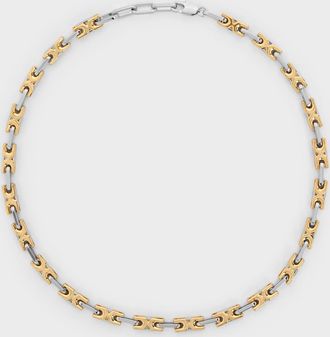 Charles & Keith Adalyn Two-Tone Interlocking Necklace