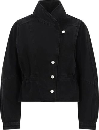Isabel Marant Jassen, Dames, Zwart, S, Katoen, Outerwear Marant &Eacute;toile