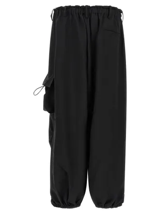 Yohji Yamamoto Oversized Technical Cargo Pants - Black