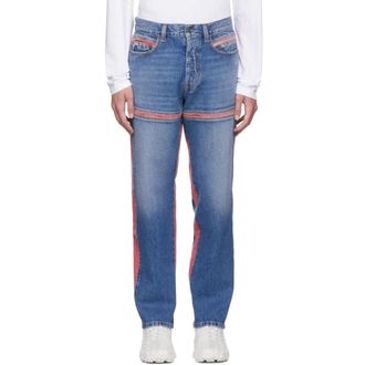 Diesel Straight Fit Jeans, male, Blue, W34, D-Mand Mid-Rise Straight Leg Jeans