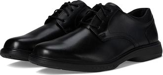 Nunn Bush Kore Pro Plain Toe Oxford Mens Shoes Black : 10.5 XW (4E), Synthetic/Leather