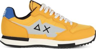 Sun 68 Sneakers van kunstleer en textiel - Heren - Schoenen - Geel - Maat: 40 EU Leer