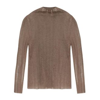 Fabiana Filippi Fitted Turtleneck - Dames - Coltruien - Bruin - M - Wol - Truien & Vesten