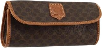 Celine Pre-owned Clutches, female, Brown, Size: ONE SIZE Pre-owned Vintage Pouch
