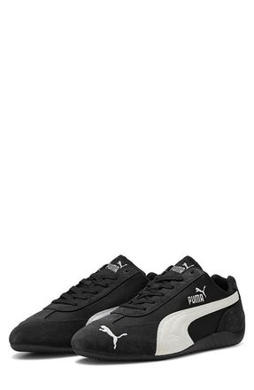 Puma Speedcat Nylon Sneaker in Puma Black/Puma White at Nordstrom, Size 10.5