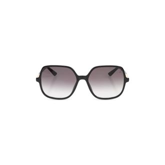 Chlo&eacute; Sunglasses, female, Black, Size: 55 MM Oversized Square Sunglasses