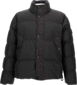 Stone Island Outerwears Nero-Uomo