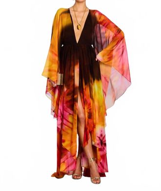 Retrof&ecirc;te Hedley Chiffon Dress In Orenda