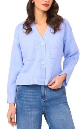 Parker V-Neck Crop Cardigan in Marine Blue at Nordstrom Rack, Size X-Large