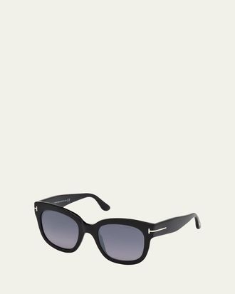 Tom Ford Beatrix Square Acetate Sunglasses