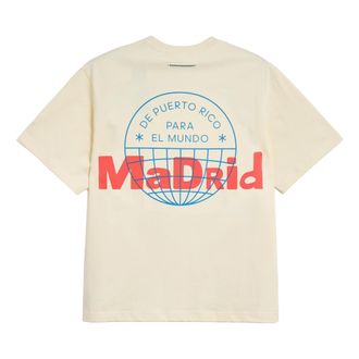 adidas x Bad Bunny DtMF Tour Merch Madrid T-Shirt Beige KW8069