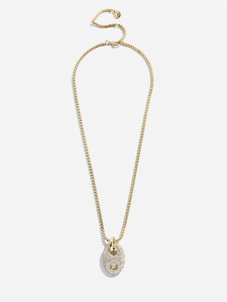 BaubleBar Womens Thalia Reversible Pendant Necklace In Gold