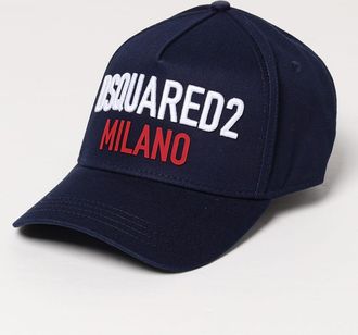 Dsquared2 Cappello Dsquared2 in canvas con logo ricamato