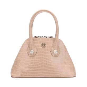 Philipp Plein Tassen, Dames, Beige, ONE Size, Cocco Tote