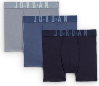 Nike Jordan Big Kids Flight Modal Boxer Briefs (3-Pack) in Multicolor | 9J0637-U6B