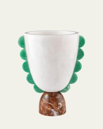 Jonathan Adler Mustique Scalloped Urn
