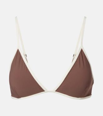 Brunello Cucinelli Top bikini con monili