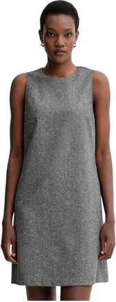 Marc O'Polo Abito corto senza maniche con scollo rotondo - - Dresses - Donna - Grigio - S