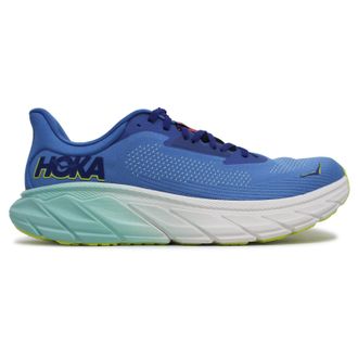 Hoka One One Hoka Arahi 7 Textile Mens Comfort Trainers - Virtual Blue Cerise - Size:UK 11.5