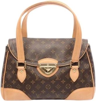 Louis Vuitton Pre-owned Handbags, female, Brown, Size: ONE SIZE Pre-owned Canvas Handbag